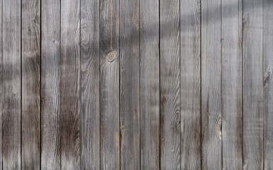 Background old wooden fence in gray, grunge.