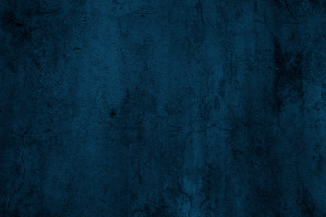 Blue Grunge Concrete Wall Texture Background.