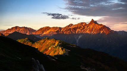 Fototapeta premium 槍ヶ岳