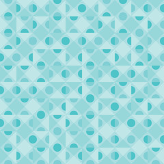 Modern geometric repeating pattern and texture in sea blue colors for trendy surface designs, background, textile, fabric, wallpapers, backdrops, clothes and stationary designs. pattern swatch at eps.
