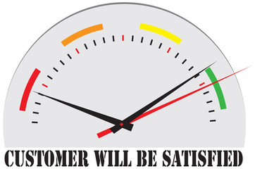 Customer satisfaction scale