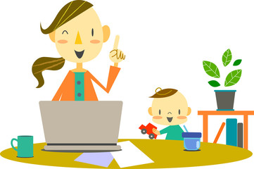 働き方改革　自宅勤務