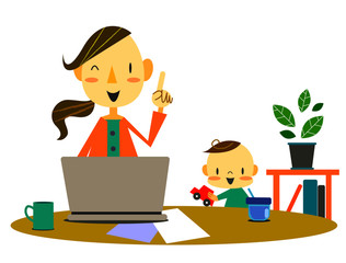 働き方改革　自宅勤務