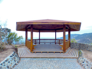 gazebo in garden