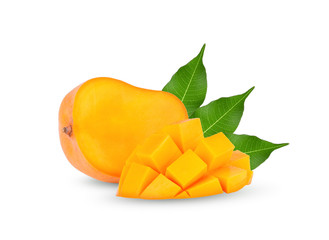 mango fruit isolated on white background