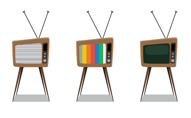 Television Retro Design Vector Illustration