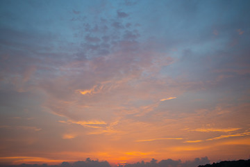 Evening sun at Laem Phrom Thep