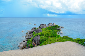 The beautiful scenery of the island in Thailand