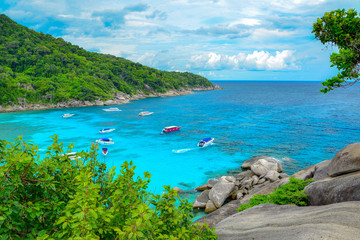 The beautiful scenery of the island in Thailand