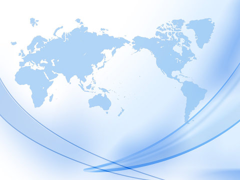 ビジネスイメージ　世界地図　グローバル　経済　貿易　地球