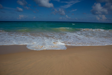 Beautiful waves clear waters blue sea karon beach attractions in phuket