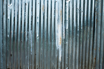 Obraz premium Corrugated metal texture or Galvanized iron steel background