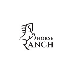 Horse ranch logo