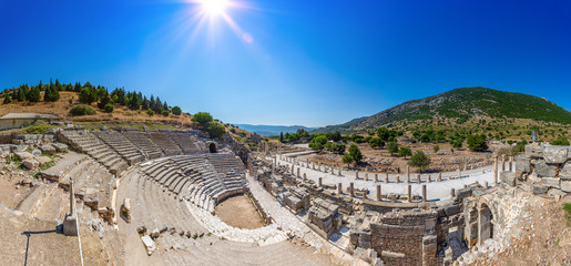 Odeon Theater in ancient city Ephesus, - Powered by Adobe
