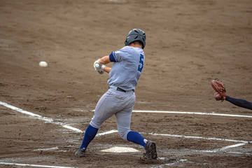 高校野球試合風景