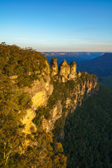 sunset at three sisters lookout, blue mountains, australia 19