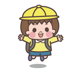 小学生　ジャンプ　男の子