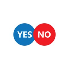 YES or NO button