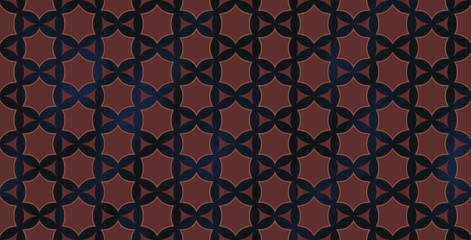 Fashionable geometric pattern, suitable for wallpaper pattern, textile and clothing