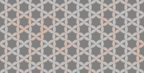 Fototapeta premium Fashionable geometric pattern, suitable for wallpaper pattern, textile and clothing