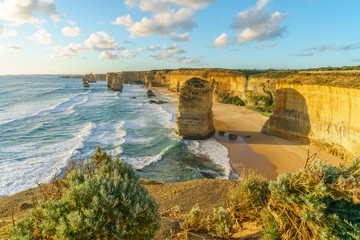 twelve apostles at sunset,great ocean road at port campbell, australia 42