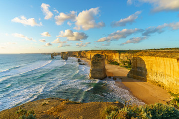 twelve apostles at sunset,great ocean road at port campbell, australia 49