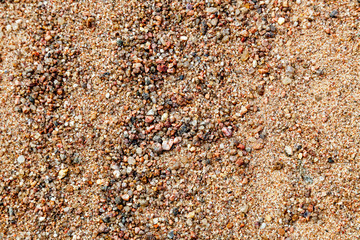 Sand, small stones - background