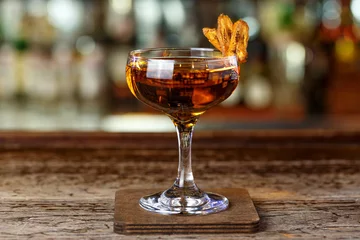 Fotobehang Cocktail on the basis of sherry © alexshyripa