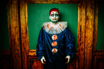 Fototapeta na wymiar carnival costume of clown