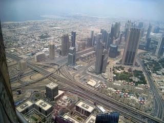  aerial view of dubai city