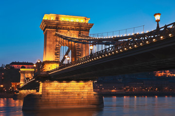 Kettenbrücke Budapest, Ungarn 