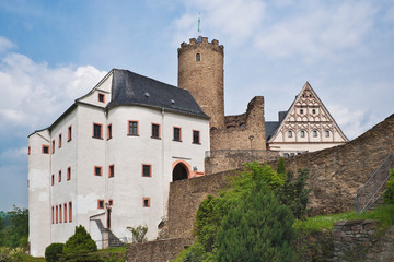 Fototapeta na wymiar Burg Scharfenstein, Sachsen 