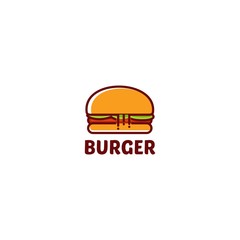 burger logo vector