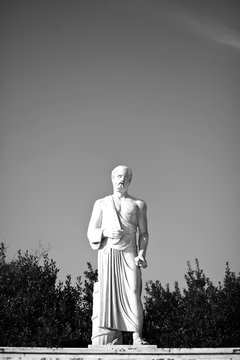 Hippocrates statue