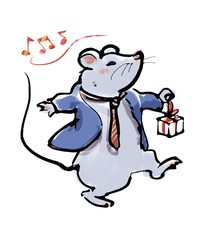 酔っぱらったネズミ