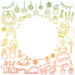 手書きクリスマス