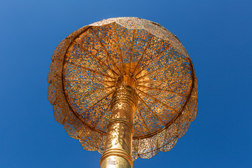 Wat Phra That Doi Suthep, the temple in Chiang Mai, Popular historical temple in Thailand.