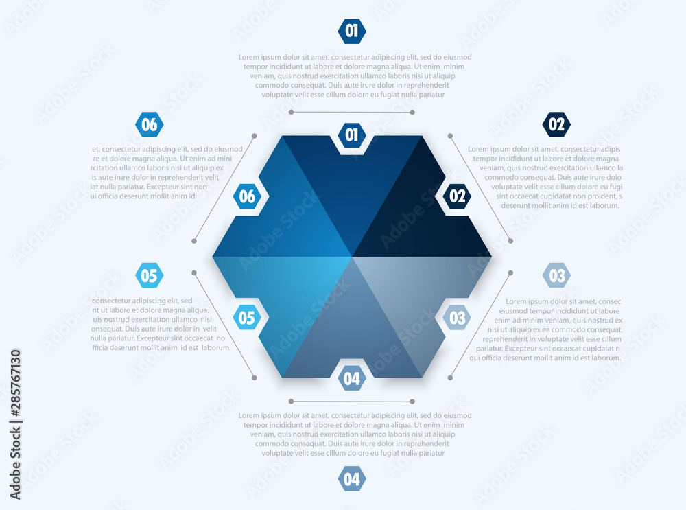 Poster circle chart design, modern template for creating infographics, presentations, reports, visualizatio