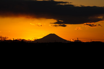 mt.fuji sunset