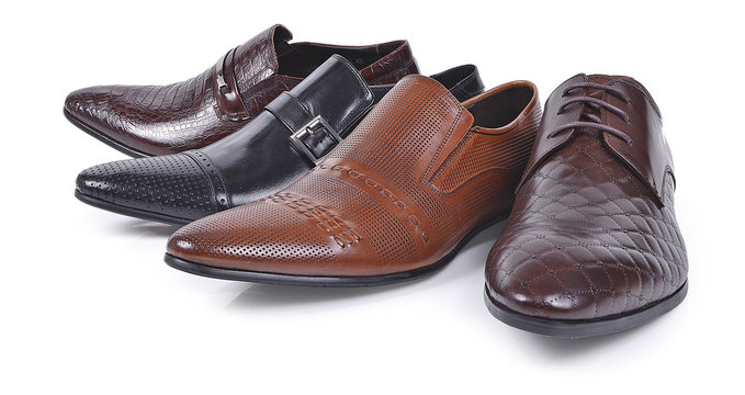 Executive single shoes in creative view