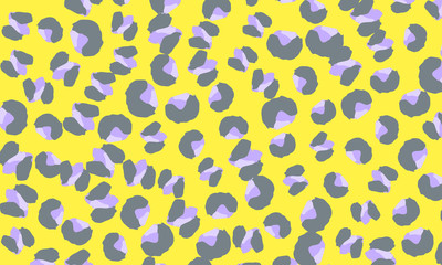 Leopard print design. Animal skin pattern.