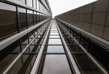 Obraz premium Nowoczesna architektura miasta Frankfurt, Niemcy