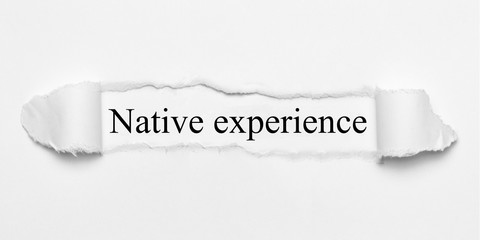 Obraz premium Native experience