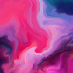 Obraz premium Contemporary colourful painting. Unique hand painted image for creative design of posters, wallpapers, cards, banners, prints. Modern piece of art. Deep and rich colour palette. Marble texture.