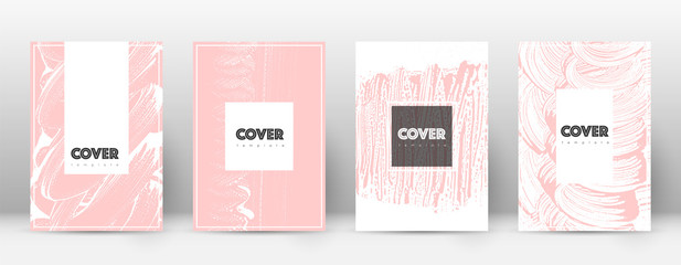 Cover page design template. Hipster brochure layou