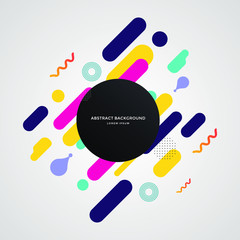 geometric shapes background. vector illustration. shapes design for banner, background.