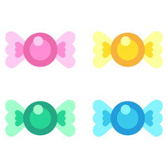 キャンディ（飴玉）のイラスト
