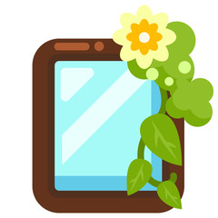 写真立て（フォトスタンド/フォトフレーム）のイラスト