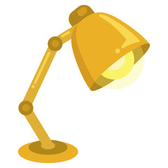 電気スタンド（卓上ライト/デスクランプ）のイラスト