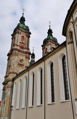 Fototapeta na wymiar Stiftskirche, Detail, Kathedrale, St. Gallen, Schweiz